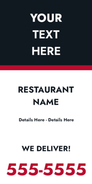 Picture of 24" x 12" Restaurant 22