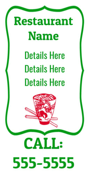 Picture of 24" x 12" Restaurant 5