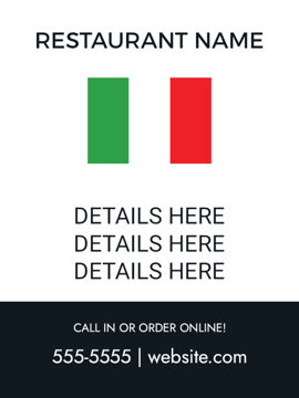 Picture of 24" x 18" Restaurant 20