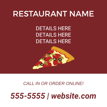 Picture of 24" x 24" Restaurant 23