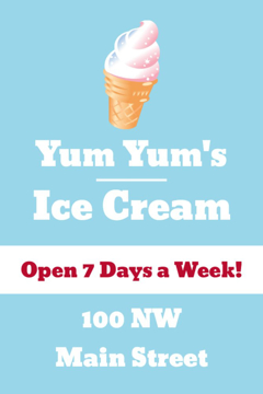 Picture of 18" x 12" Restaurants 36009147