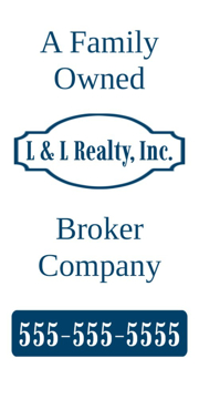 Picture of 24" x 12" Real Estate 3531016