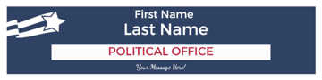 Picture of 6" x 24" Political Campaign 10