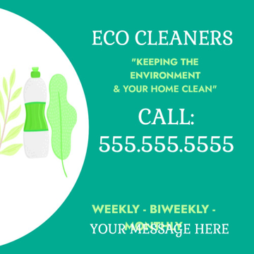 Picture of 12" x 12" Cleaning Services 7