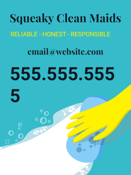 Picture of 24" x 18" Cleaning Services 3