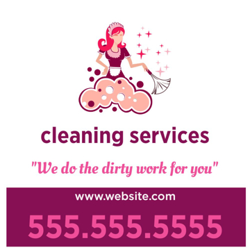 Picture of 24" x 24" Cleaning Services 5