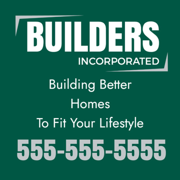 Picture of 12" x 12" Contractor Services 3663216