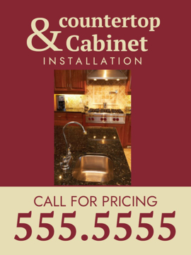 Picture of 24" x 18" Contractor Services 5065469