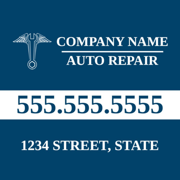 Picture of 12" x 12" Auto Care 878741621