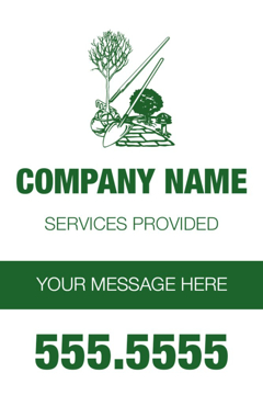 Picture of 18" x 12" Landscaping 21