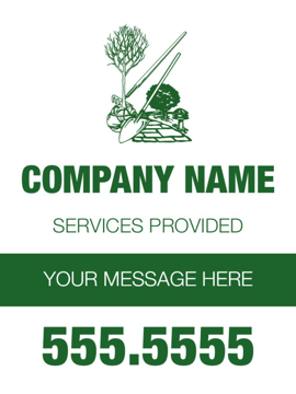 Picture of 24" x 18" Landscaping 21