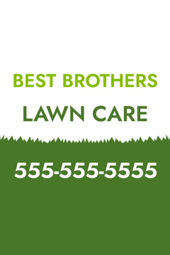 Picture of 18" x 12" Landscaping Services 3530885
