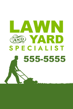 Picture of 18" x 12" Landscaping Services 3663202
