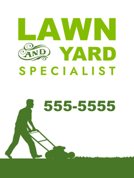 Picture of 24" x 18" Landscaping Services 3663202
