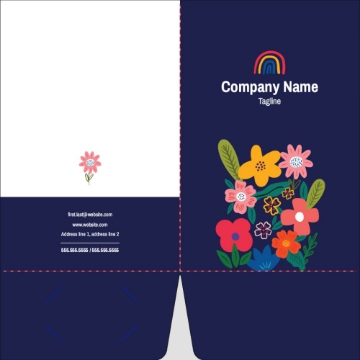 Picture of Education & Child Care 5 - 6x9 Presentation Folder