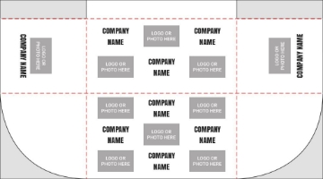 Picture of 3 Sided Table Throw 38 - 4ft
