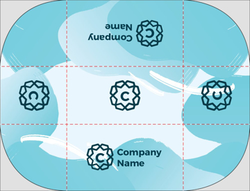 Picture of 4 Sided Table Throw 27 - 4ft