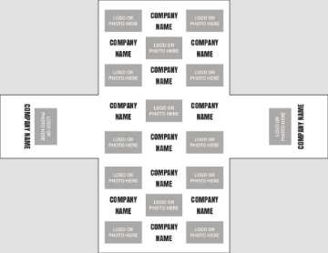 Picture of 4 Sided Fitted Table Throw 38 - 4ft