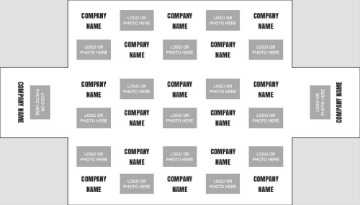 Picture of 4 Sided Fitted Table Throw 38 - 8ft