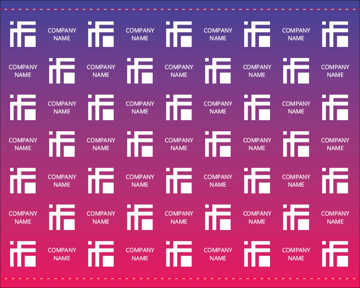 Picture of Repeating Logo 1 - 8ft x 10ft