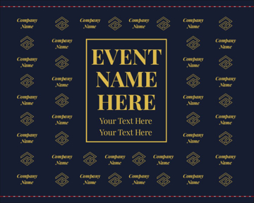 Picture of Repeating Logo 2 - 8ft x 10ft