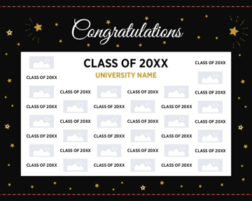 Picture of Graduation Tension Fabric Banner 3 - 8ft x 10ft