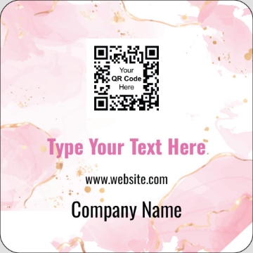 Picture of Beauty Stickers 1 - Rounded Square 3" x 3"