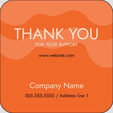 Picture of Food & Beverage Sticker 7 - Rounded Square 2" x 2"