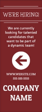 Picture of Now Hiring 6 - 60" x 23"