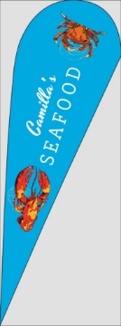 Picture of Restaurants 12 - 13ft Teardrop Flag
