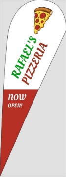 Picture of Restaurants 3 - 13ft Teardrop Flag