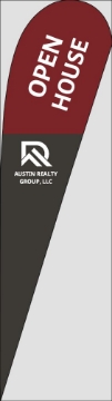 Picture of Real Estate 6 - 15ft Teardrop Flag