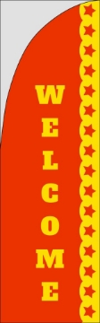Picture of Welcome 5 - 10ft Straight Flag