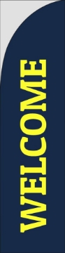 Picture of Welcome 1 - 13ft Straight Flag