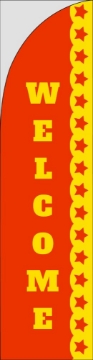 Picture of Welcome 5 - 13ft Straight Flag
