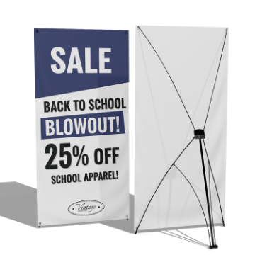 Picture of 70.5" x 31.5"  X-Banner PFF