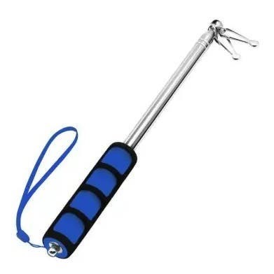 5ft Handheld Telescopic Flagpole (Blue)