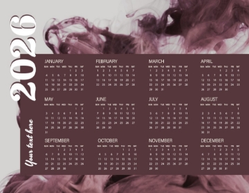 Picture of Magnetic Calendar 5 - Horizontal