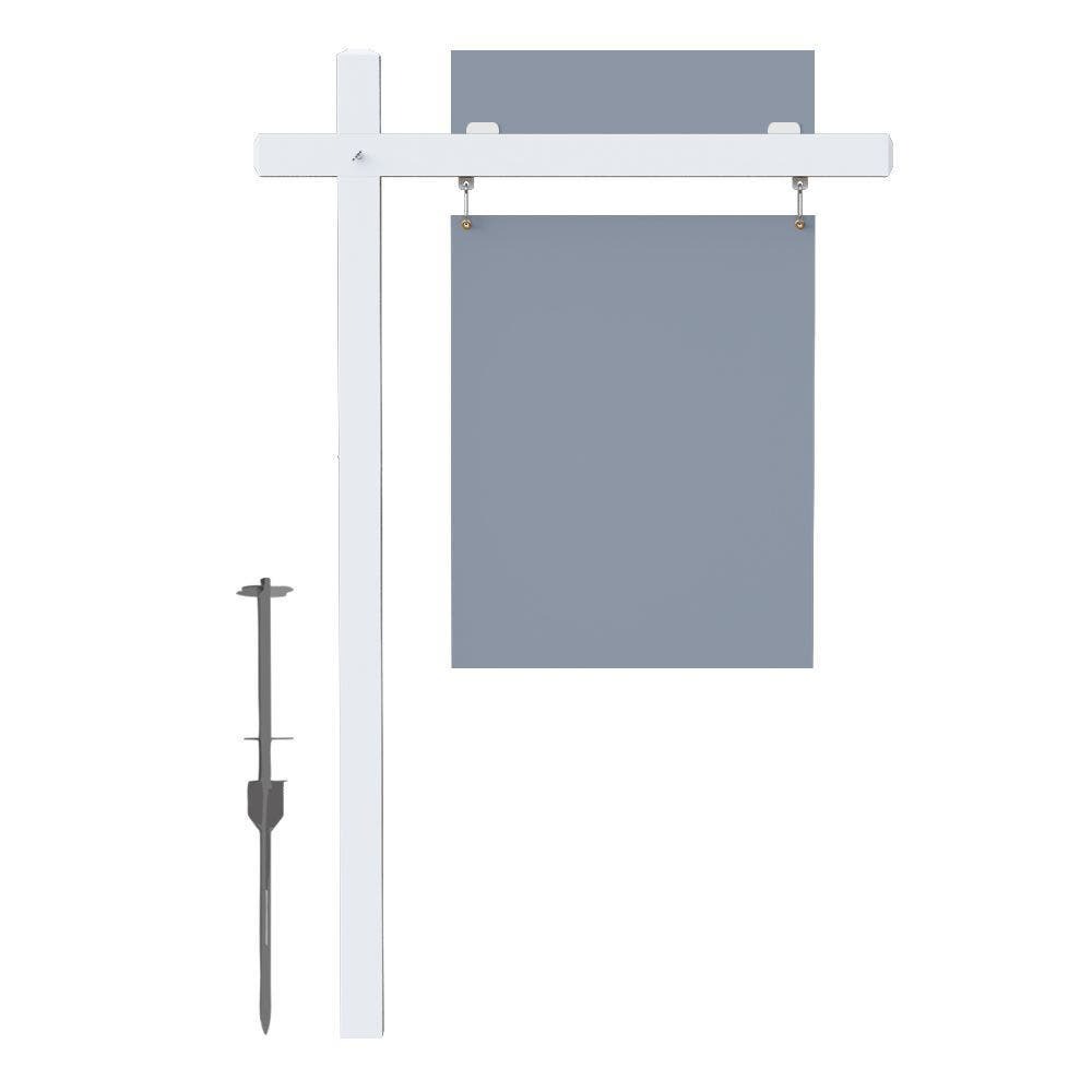 Aluminum Colonial Post - White