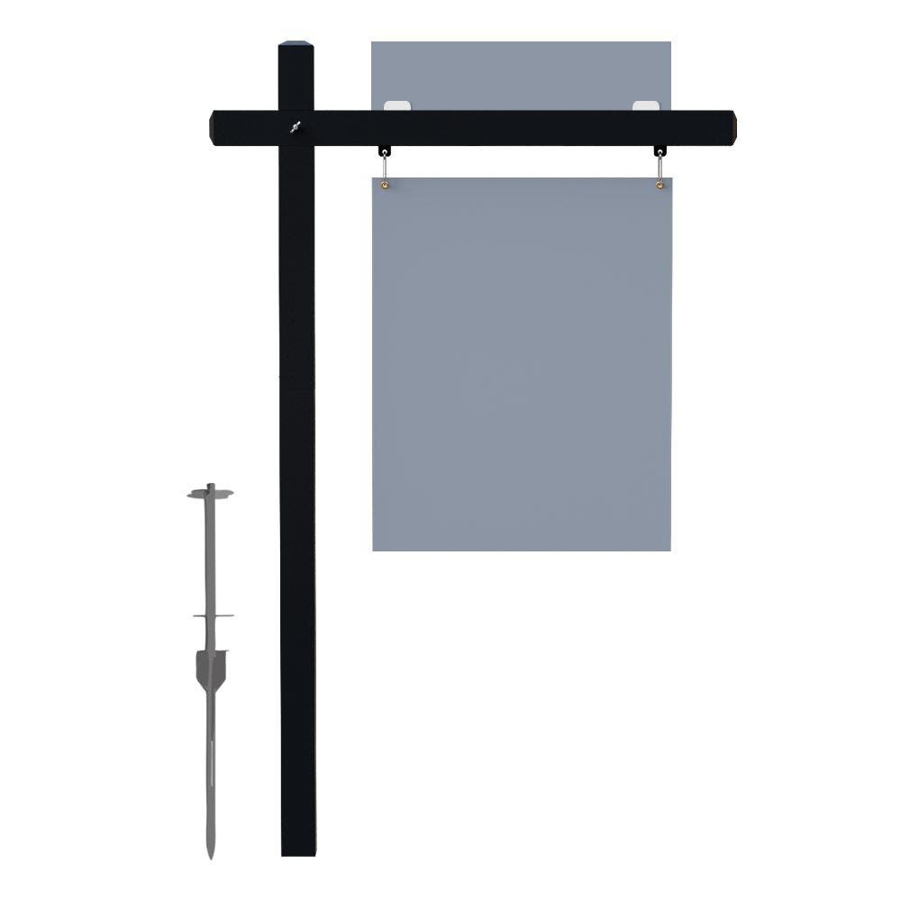 Aluminum Colonial Post - Black