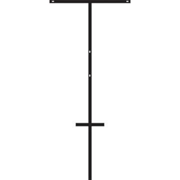 46in T-Bar Metal Stake (Black)