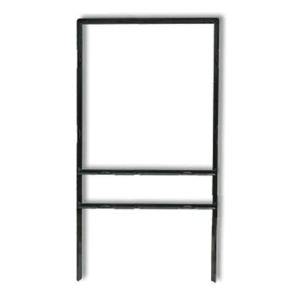 30in H x 24in W Metal Frame - 1 Rider (Black)