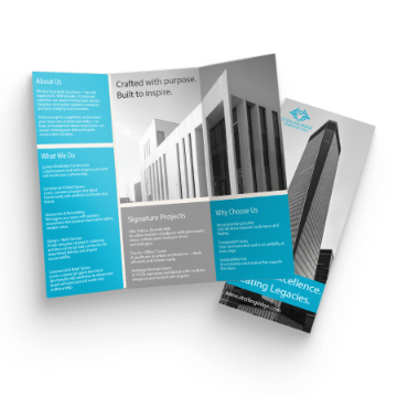 Show details for Custom Tri-fold Brochures Picture of Custom Tri-fold Brochures