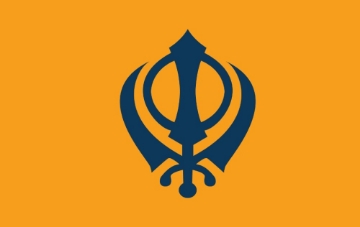 Picture of Sikh Flag - 5x8
