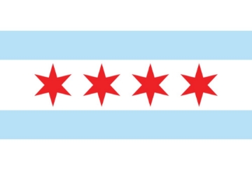 Picture of Chicago, IL Flag- 4x6