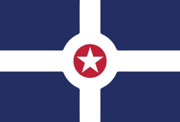 Picture of Indianapolis, IN Flag- 4x6