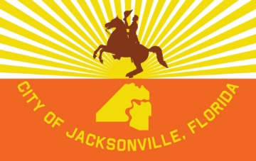 Picture of Jacksonville, FL Flag- 5x8