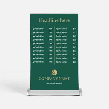 Picture of Food & Beverage Tabletop 4 - 18" x 11.5"