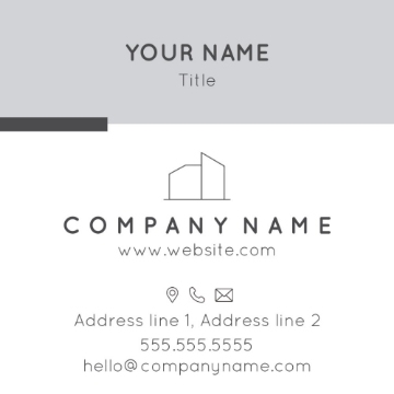 Picture of RE Business Card 1 - 2.5" x 2.5" Single Sided