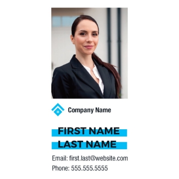 Picture of RE Business Card 4 - 2.5" x 2.5" Single Sided